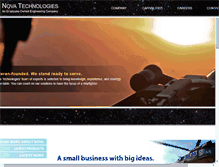 Tablet Screenshot of novatechnologies.com